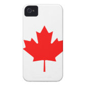 Canadian Flag iPhone 4/4S Case (Back)