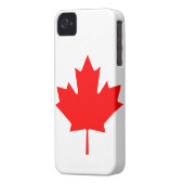 Canadian Flag iPhone 4/4S Case (Back Left)