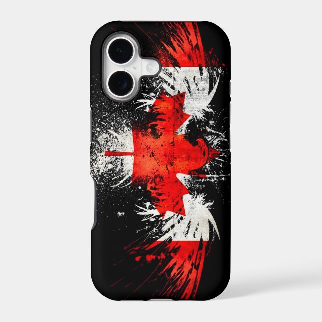 Canadian Flag Iphone Case (Back)