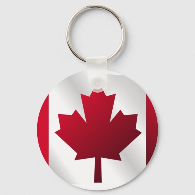 Canadian Flag Keychain (Front)