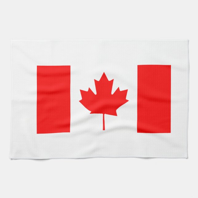 Canadian Flag Kitchen Towel (Horizontal)