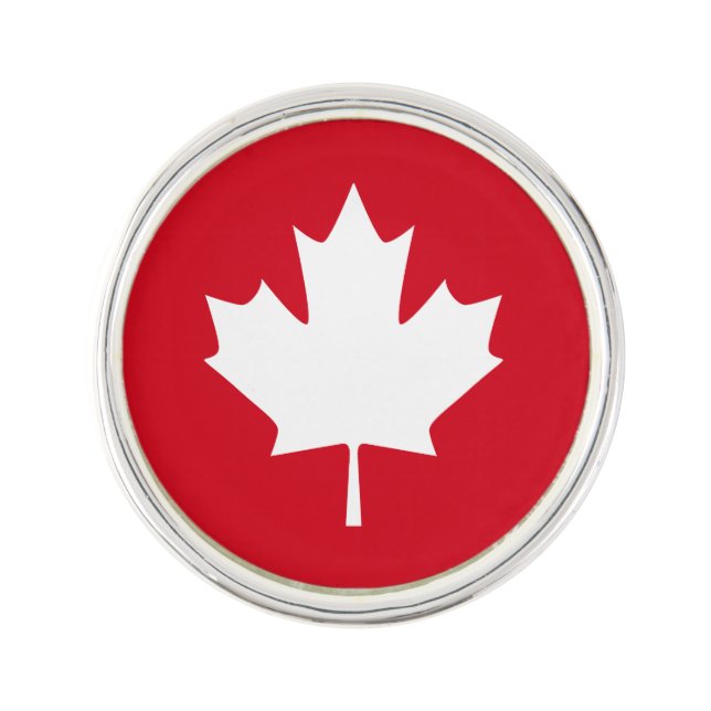 Canadian Flag Lapel Pin (Front)