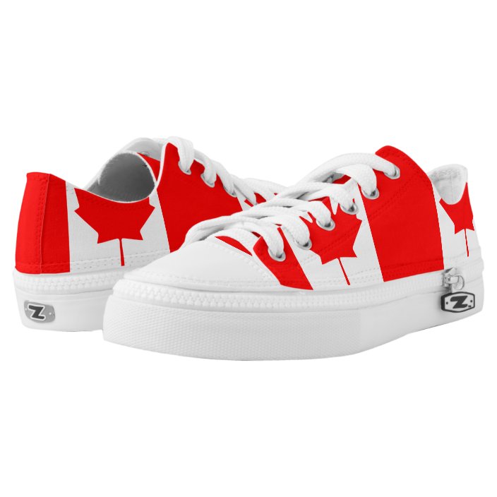 Canadian flag Low Top Shoes | Zazzle.com