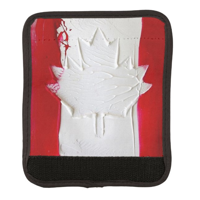 Canadian Flag Luggage Handle Wrap (Front)