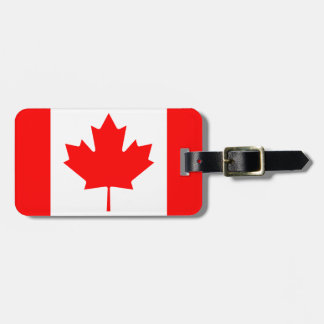 Canadian Flag Luggage Tag