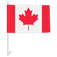Canadian flag maple leaf. CANADA. Car flag.
