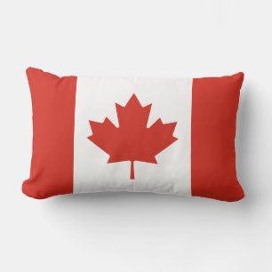 Canadian Flag (Maple Leaf) (Canada) Lumbar Pillow