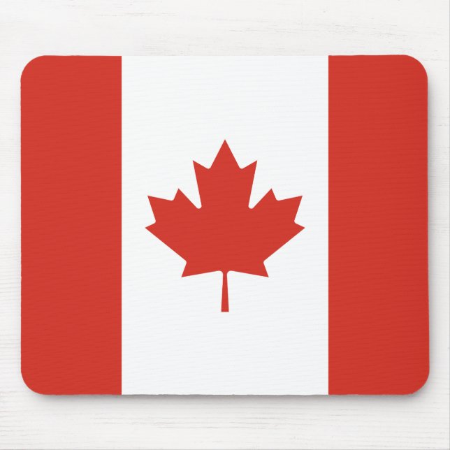 Canadian Flag (Maple Leaf) (Canada) Mouse Pad (Front)