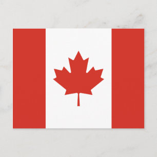 Canadian Flag (Maple Leaf) (Canada) Postcard