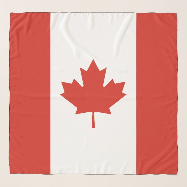 Canadian Flag (Maple Leaf) (Canada) Scarf (Front)
