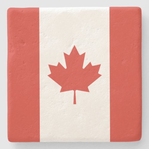 Canadian Flag Maple Leaf Canada Stone Coaster