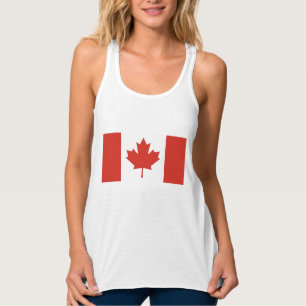 Canadian Flag (Maple Leaf) (Canada) Tank Top