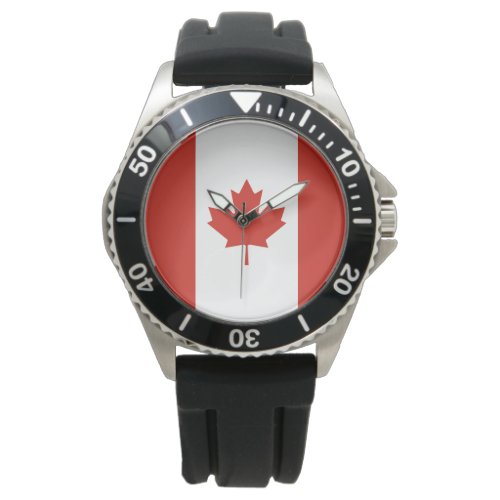 Canadian Flag Maple Leaf Canada Watch