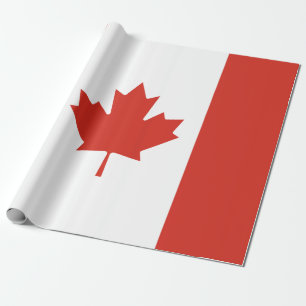 Canadian Flag (Maple Leaf) (Canada) Wrapping Paper