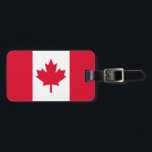 Canadian Flag Maple Leaf Red White Canada Luggage Tag<br><div class="desc">Show off your Canadian pride with Canada's National Flag. You don't have to be Canadian to flaunt your love for Canada... wanna-be Canadians welcomed. Be sure to check out our full line of products at our store: Gifts With Patterns. Like what you see? Please “Like” “Share” and “Pin” this product....</div>