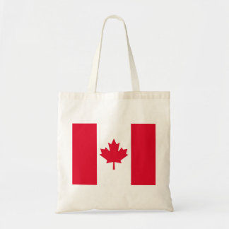 Canadian Flag Maple Leaf Red White Canada Tote Bag