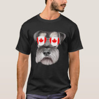 Canadian Flag Miniature Schnauzer Dog Canada Pocke