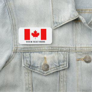 Canadian flag name tags