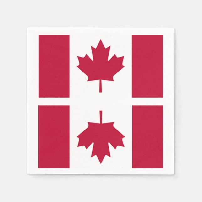 Canadian Flag Napkin (Front)