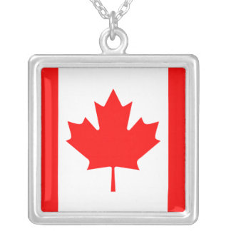 Canadian Flag Necklace