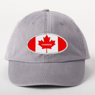 Canadian flag of Canada custom oval patch