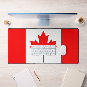 Canadian flag of Canada custom XL mouse pad