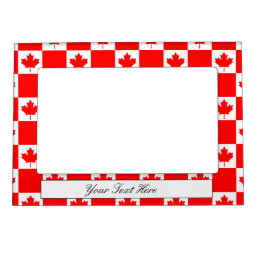 Canadian flag of Canada magnetic photo frame
