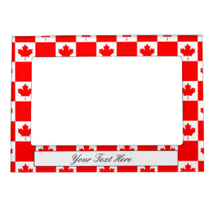 Canadian flag of Canada magnetic photo frame