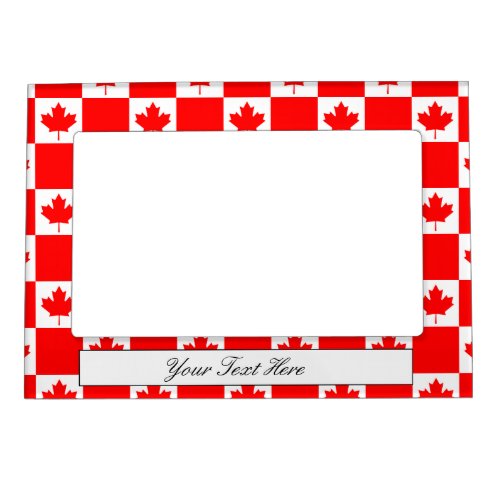 Canadian flag of Canada magnetic photo frame