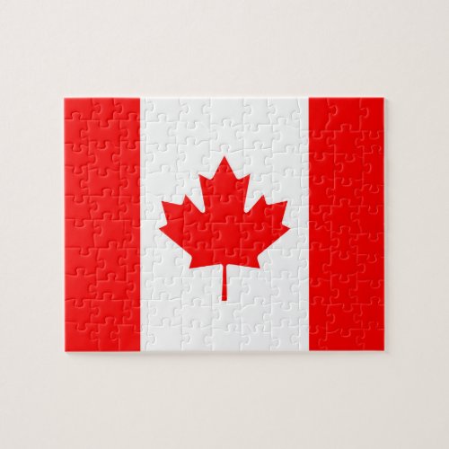 Canadian Flag of Canada Maple Leaf Jigsaw Puzzle