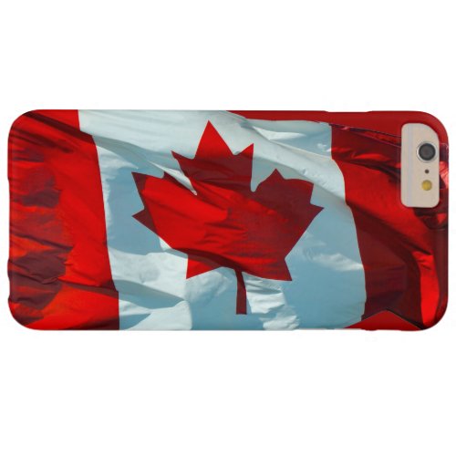 Canadian Flag of Canada Maple Leaf Patriotic Image Barely There iPhone 6 Plus Case