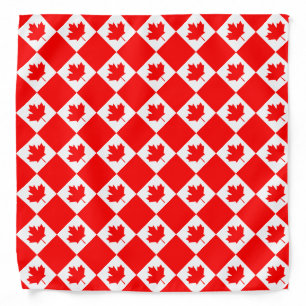 Canadian flag of Canada red bandana