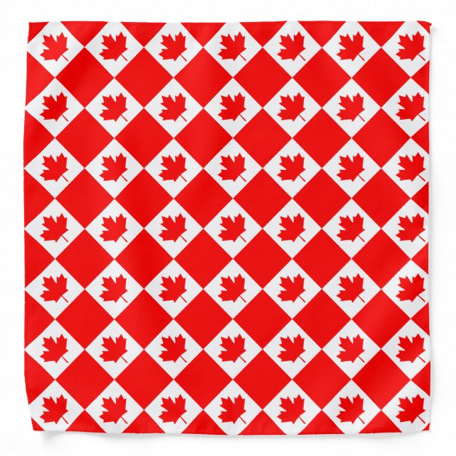 Canadian flag of Canada red bandana (Front)