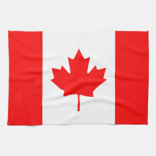 Canadian Flag Kitchen Hand Towels Zazzle