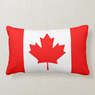 Canadian Flag of Canada Red Maple Leaf Pillow