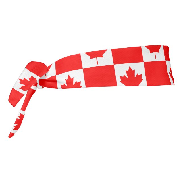 Canadian flag of Canada sports headband (Rotate 270)
