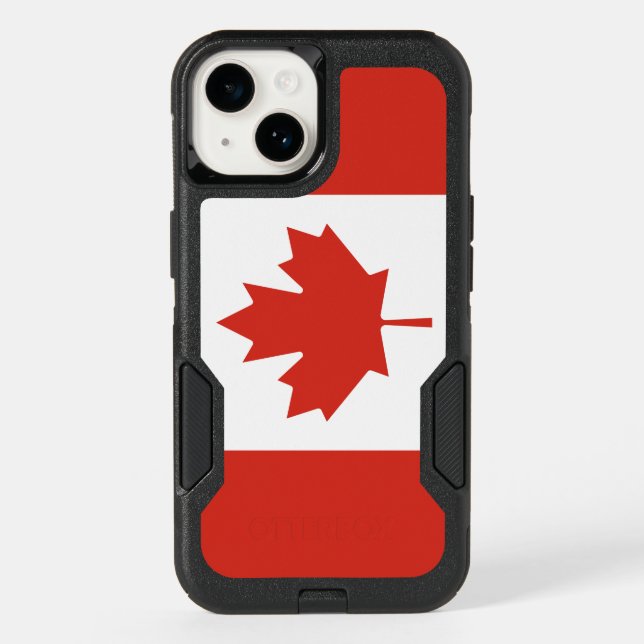 Canadian Flag Otterbox iPhone Case (Back)
