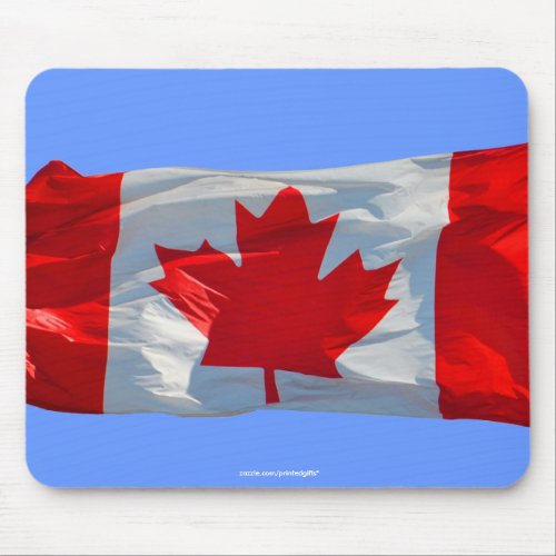 CANADIAN FLAG Patriotic Mousepad