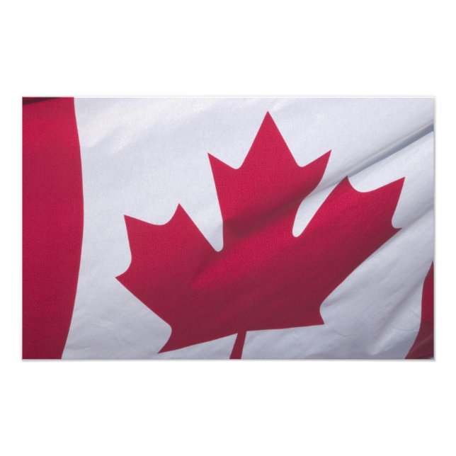 Canadian Flag. Photo Print (Front)