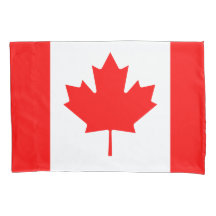 Canadian flag pillowcase for Canada