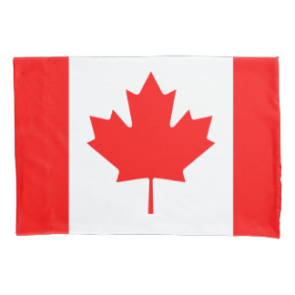 Canadian flag pillowcase for Canada