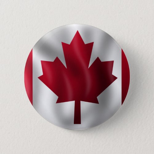 Canadian Flag Pinback Button