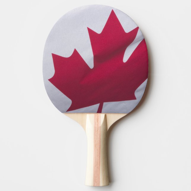 Canadian Flag. Ping-Pong Paddle (Front)