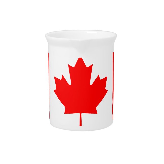 Canadian flag Pitcher (Front)