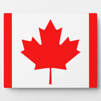 Canadian Flag Plaque