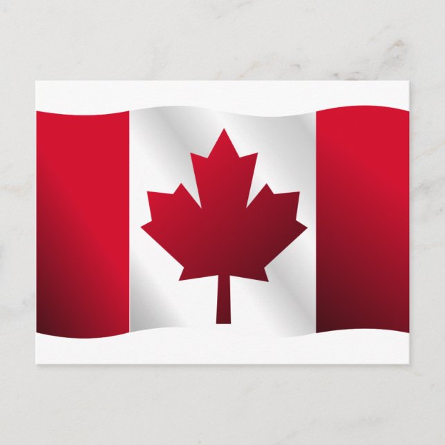 Canadian Flag Postcard (Front)