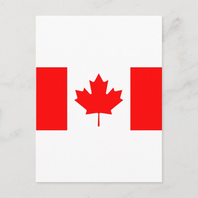 Canadian Flag Postcard (Front)