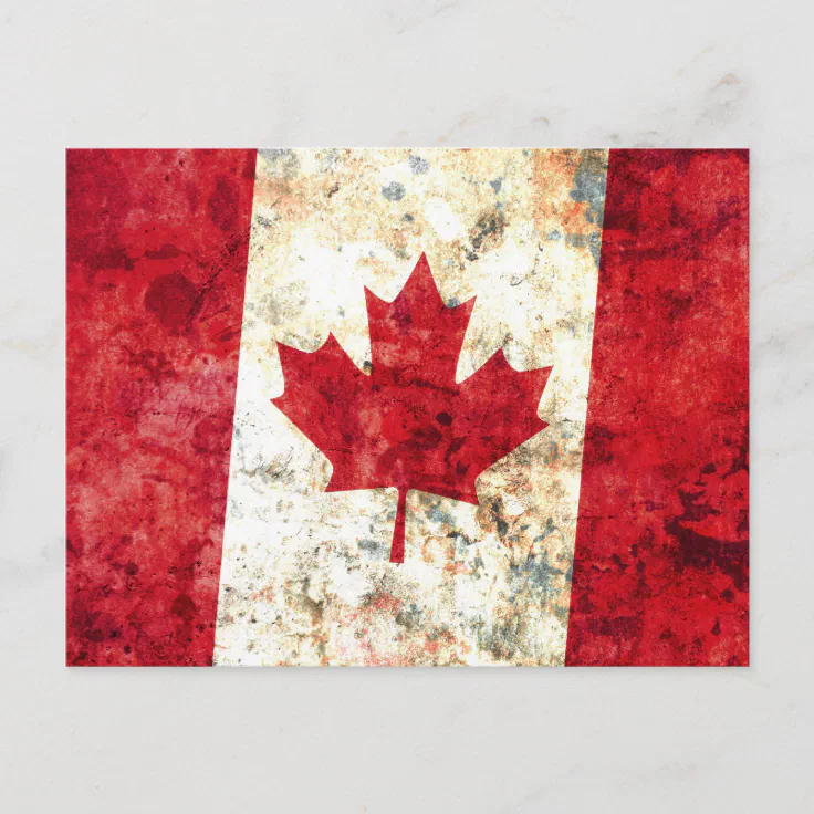 Canadian Flag Postcard | Zazzle