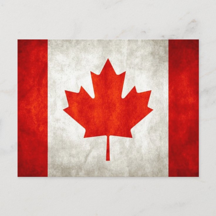 Canadian Flag Postcard | Zazzle