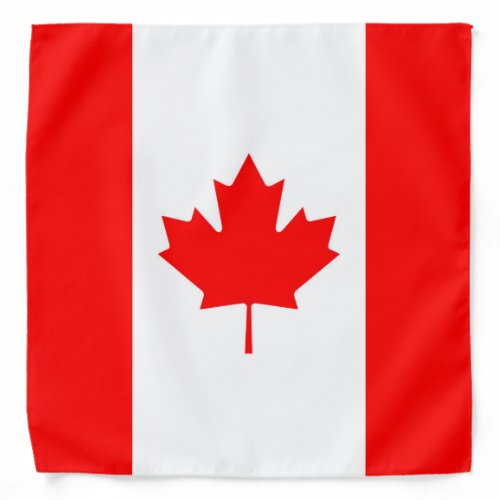 Canadian Flag Red Maple Leaf Bandana